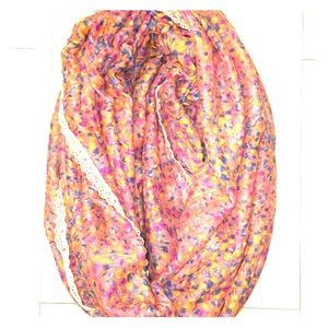 Infinity watercolor scarf